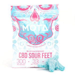 300mg CBD Blue Raspberry Sour Feet (Mota)
