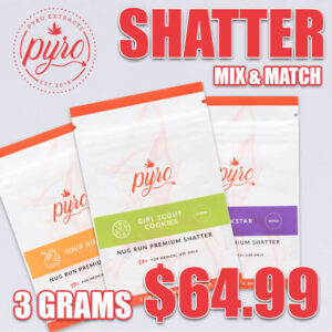 Pyro Extracts Shatter 3 Pack