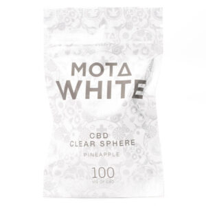 White 100mg CBD Clear Sphere (Mota)