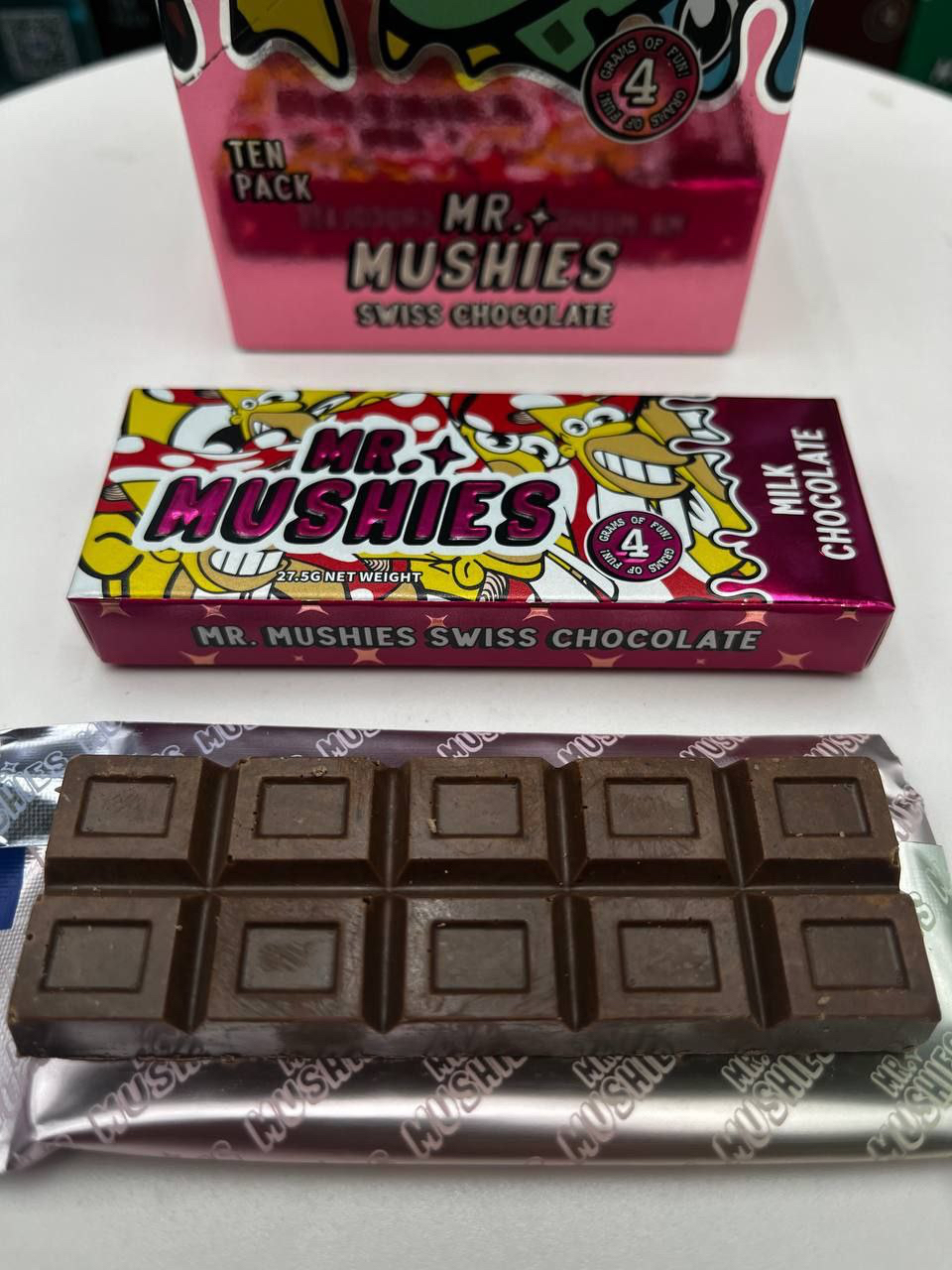 Buy Mr Mushies Chocolate Bar Online - Disposable Vape House