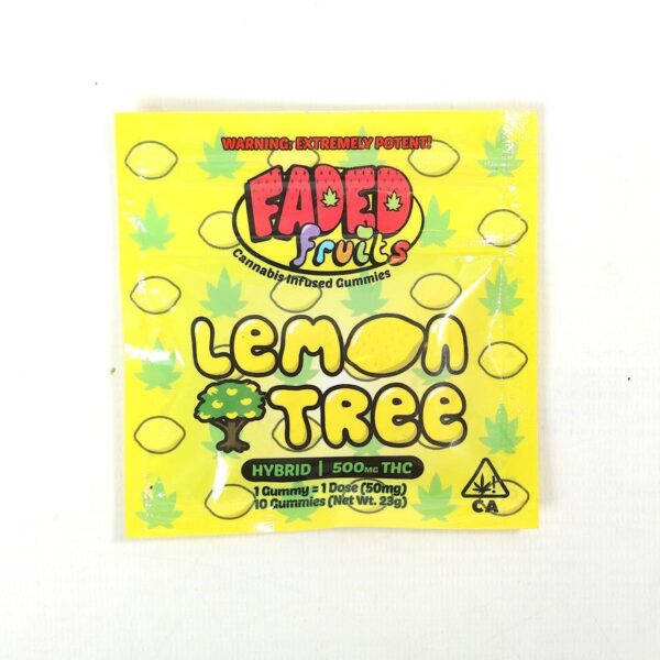 Faded Fruits Edibles Lemon Tree Hybrid 500mg