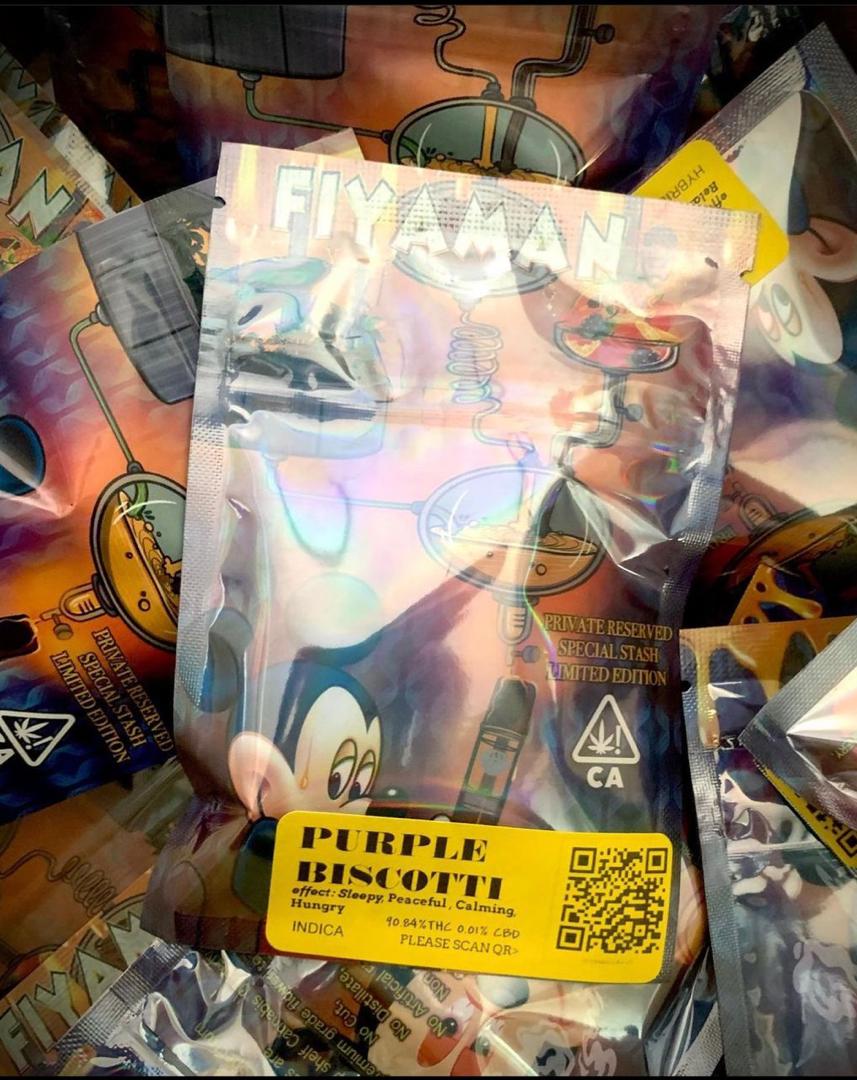 Fiyaman Carts Purple Biscotti