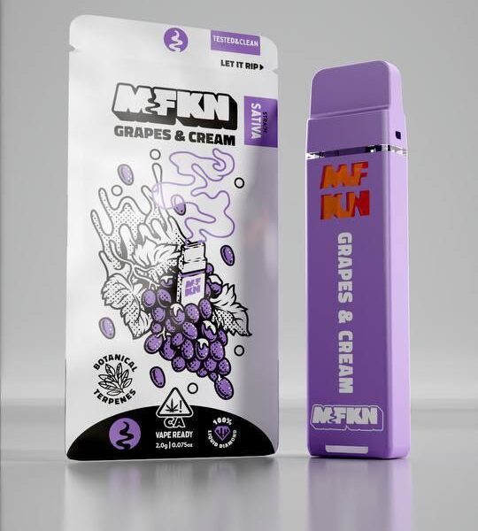 Mfkn 2G Disposable Grapes Cream