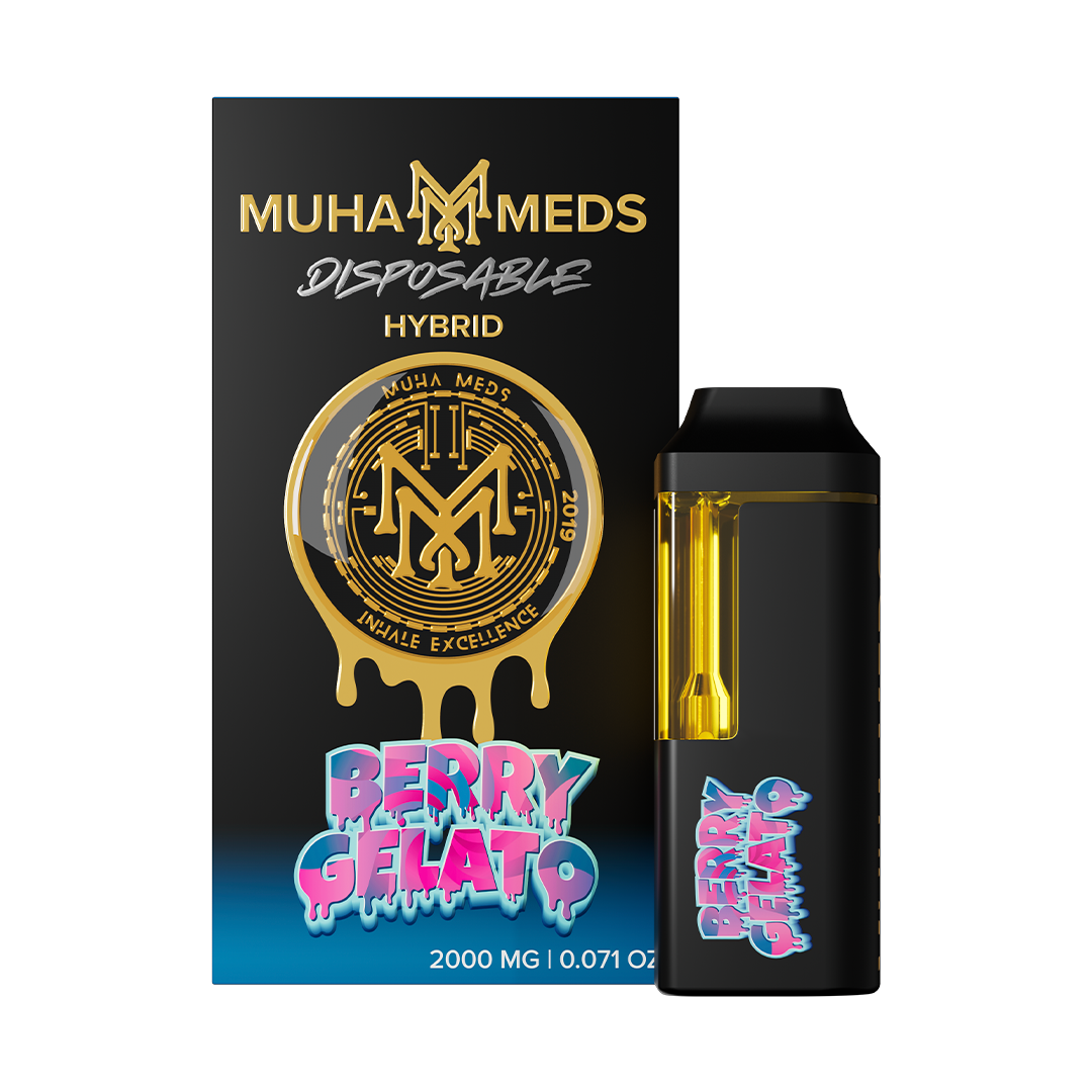 Muha Meds 2g Disposable Berry Gelato Hybrid