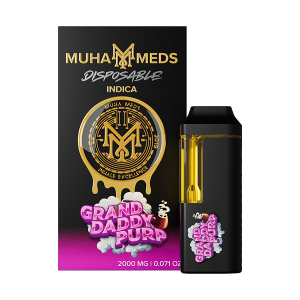 Muha Meds 2g Disposable Grand Daddy Purp Indica