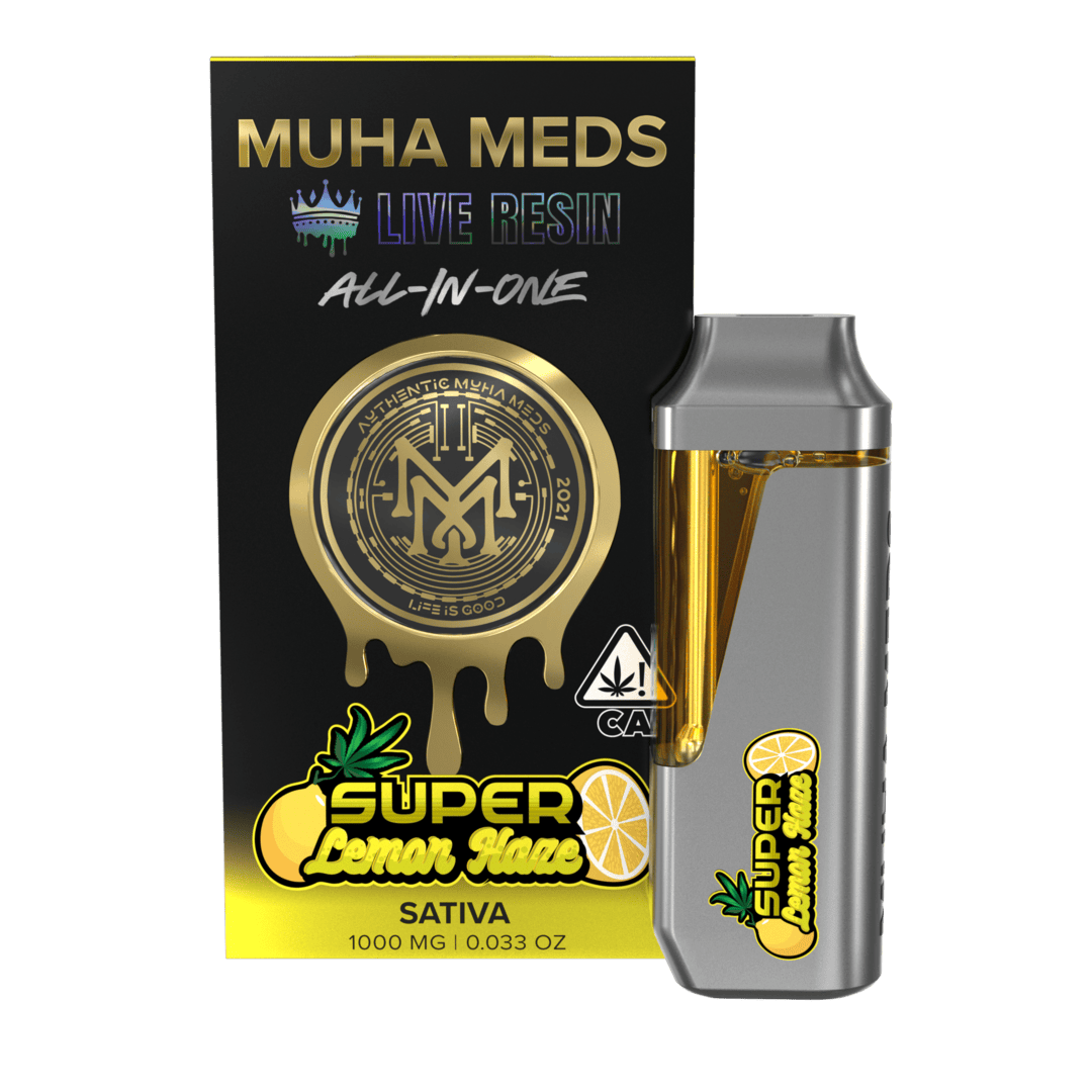 Muha Meds Live Resin All In One Super Lemon Haze Sativa