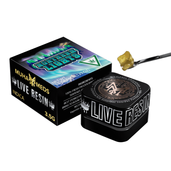 Muha Meds Live Resin Northern Lights | Indica
