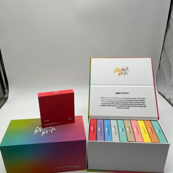 Stoner Stix Live Resin Disposable Wholesale Box (10 Flavors)